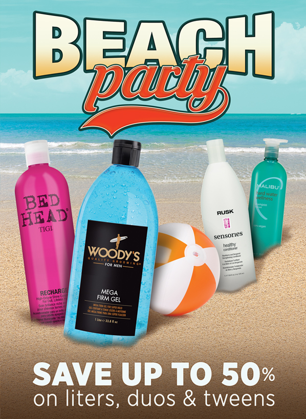 Save up to 50% at the Beach Party Liter Sale 