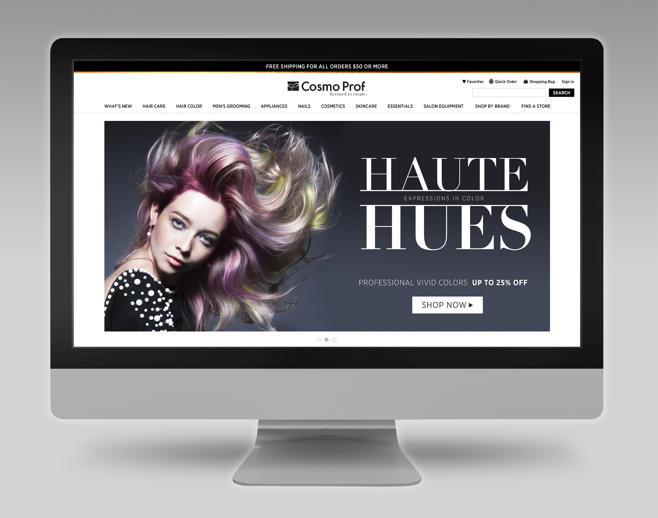 CosmoProf Website