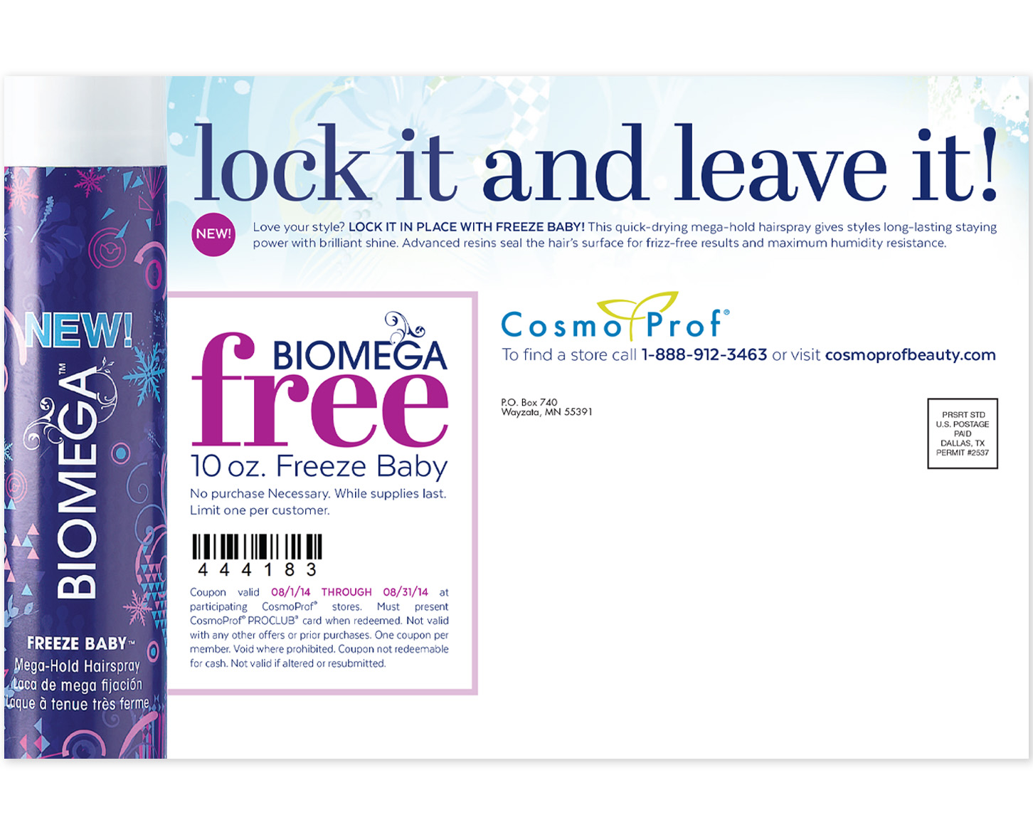 Biomega Freeze Baby Direct Mail