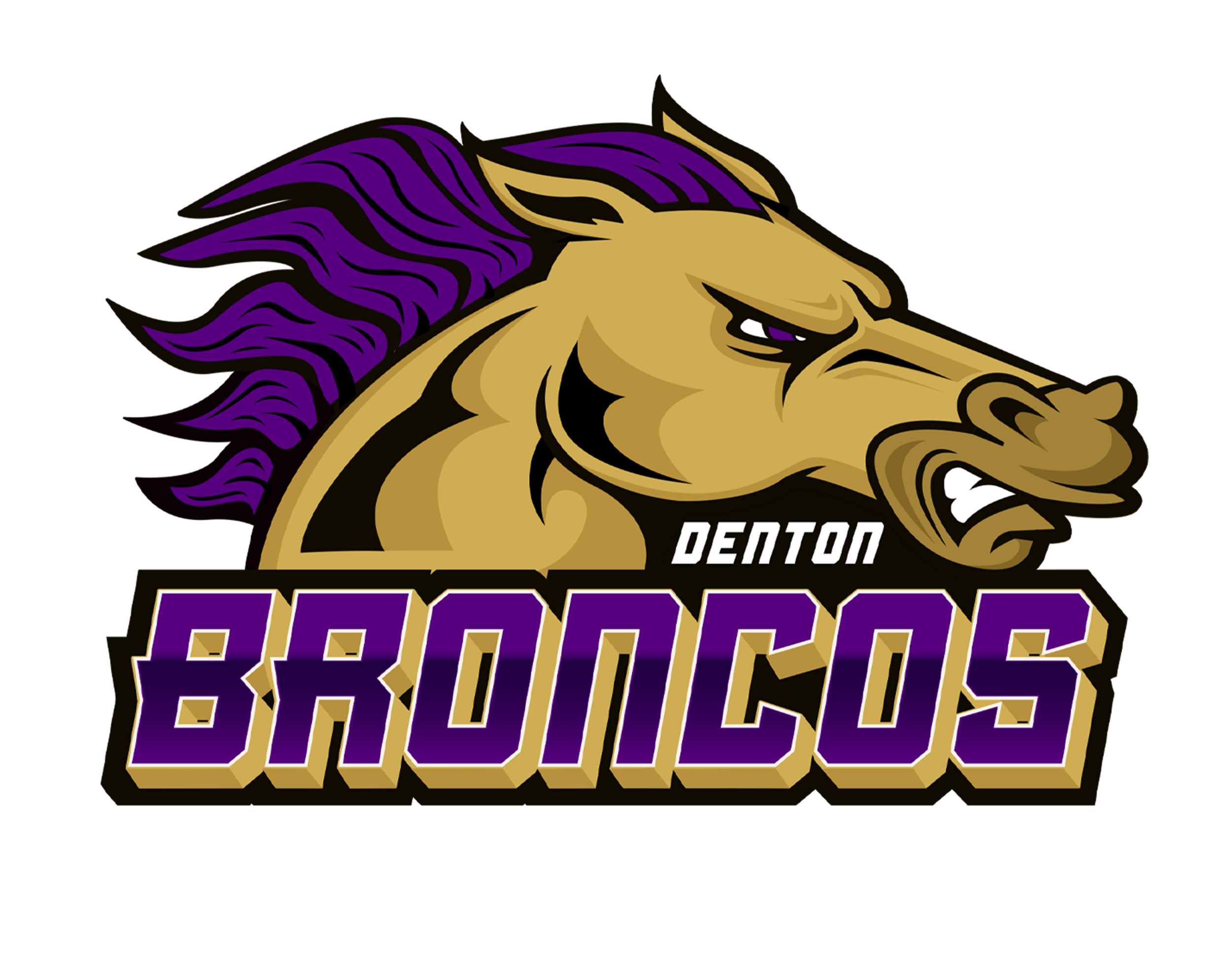 Denton Broncos Logo