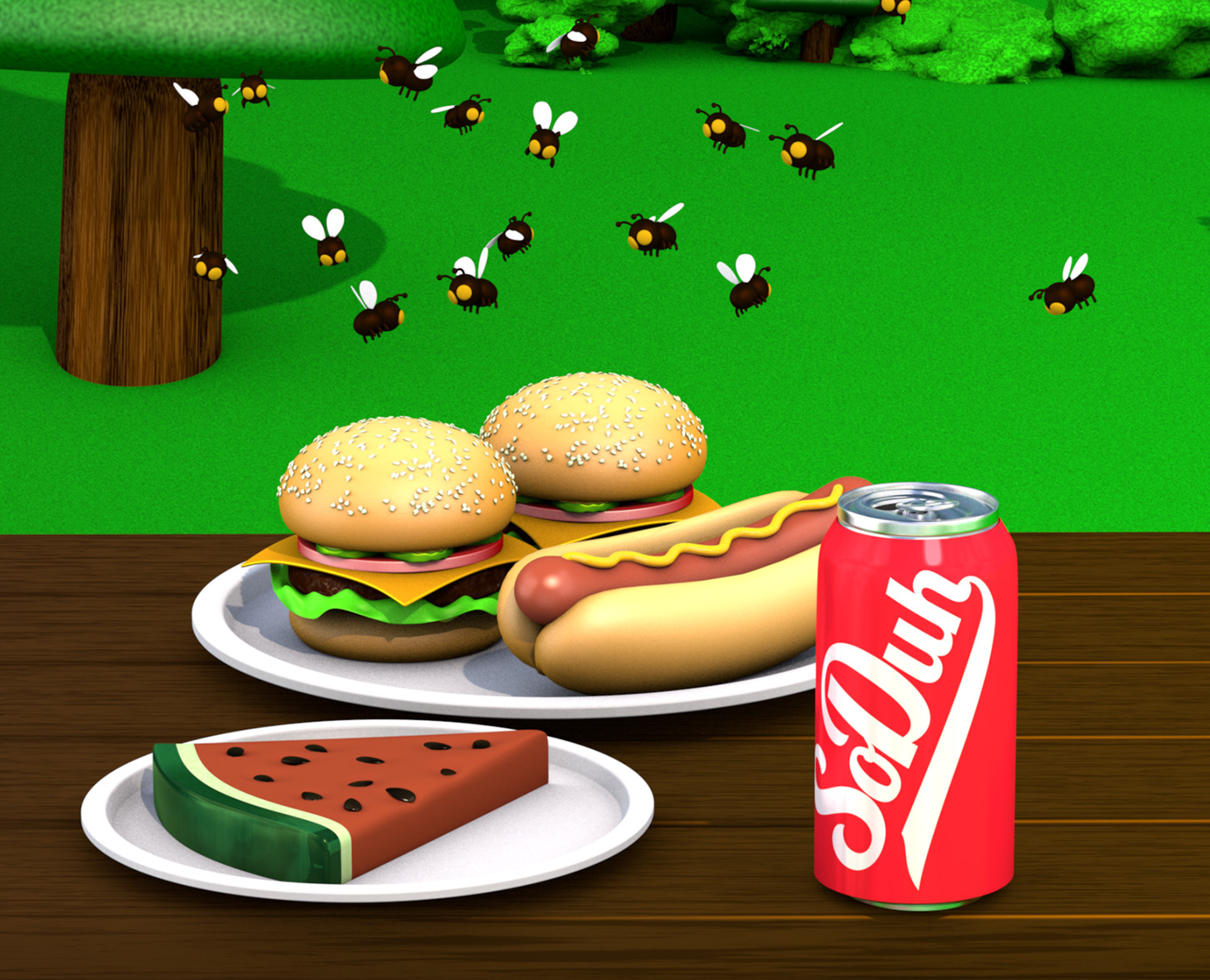 Picnic & Flies