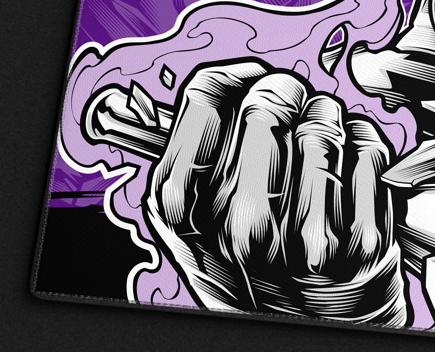 Hyde Gaming Mat Detail
