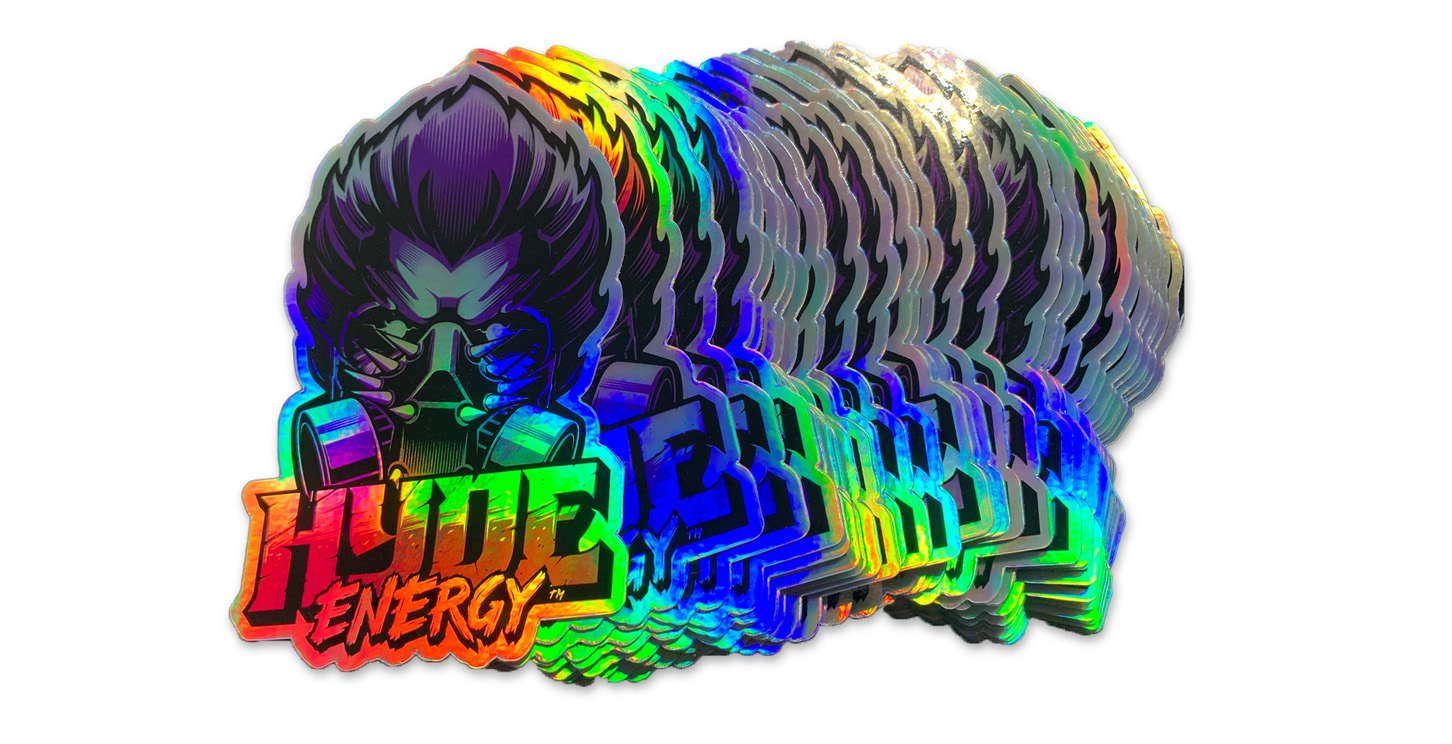 Hyde Energy Holographic Sticker