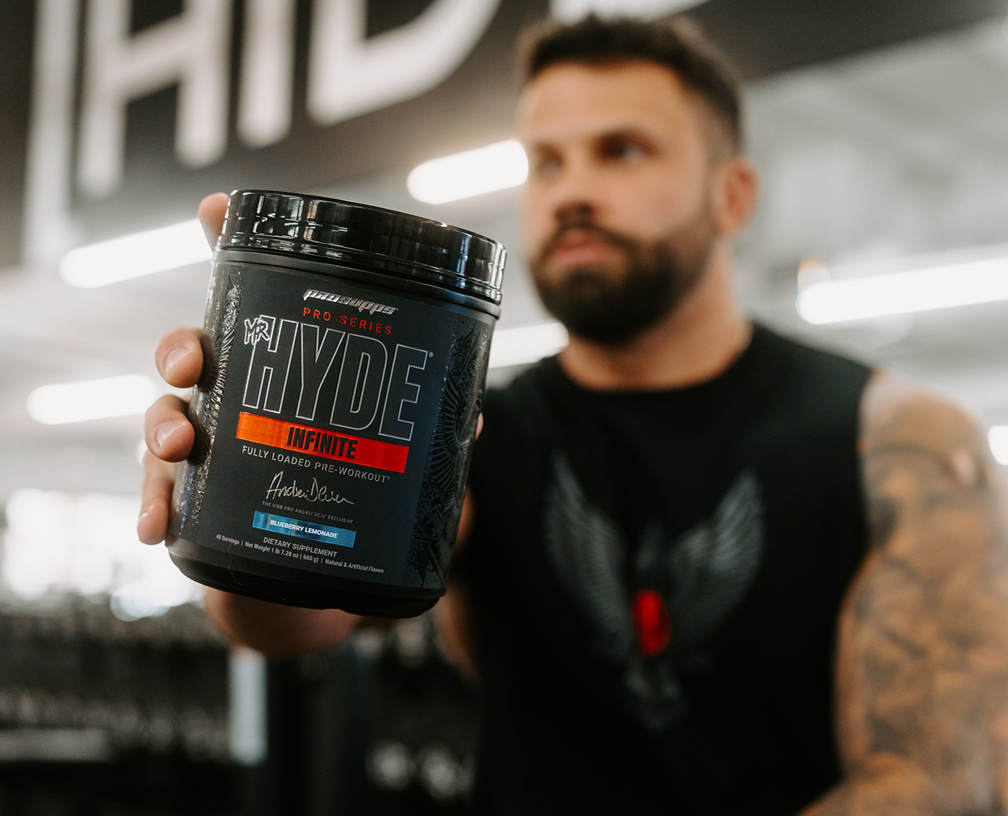 Infinite Pre Workout Athlete Photo