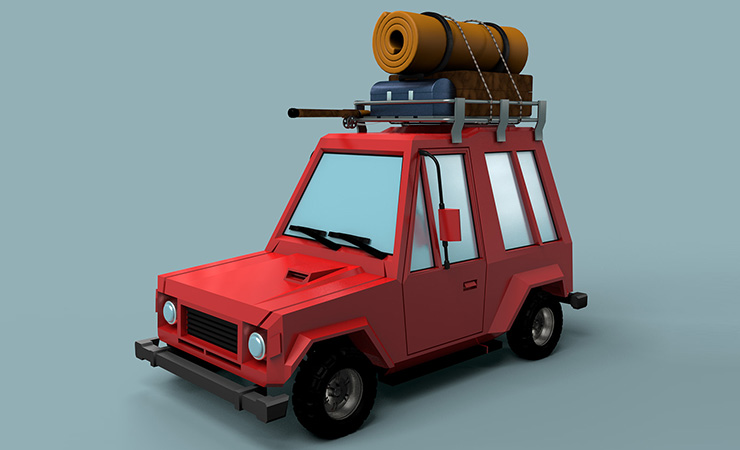 Low Poly SUV