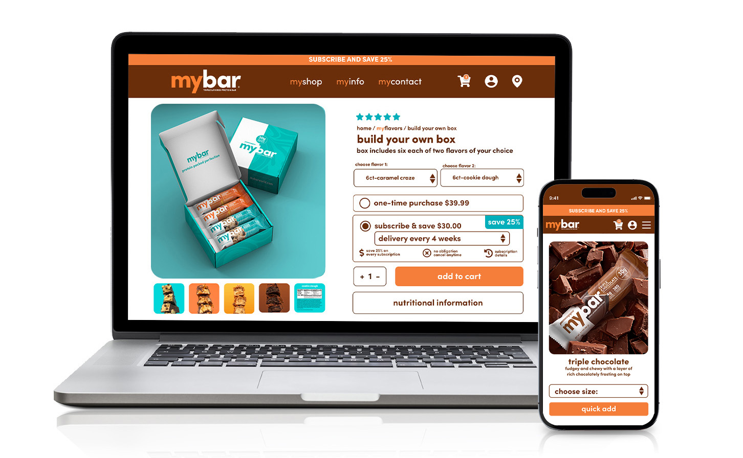 mybar website design