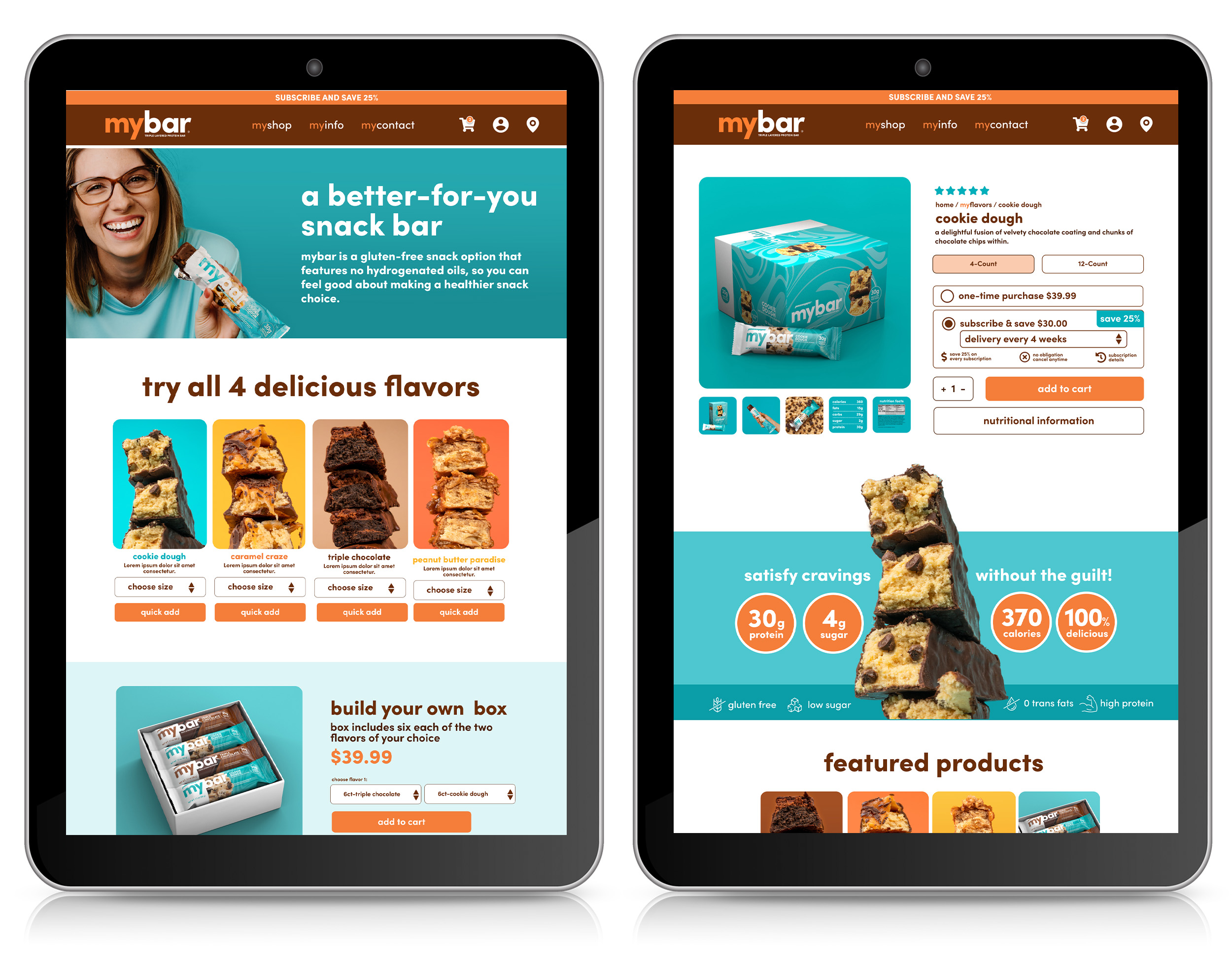 mybar website design