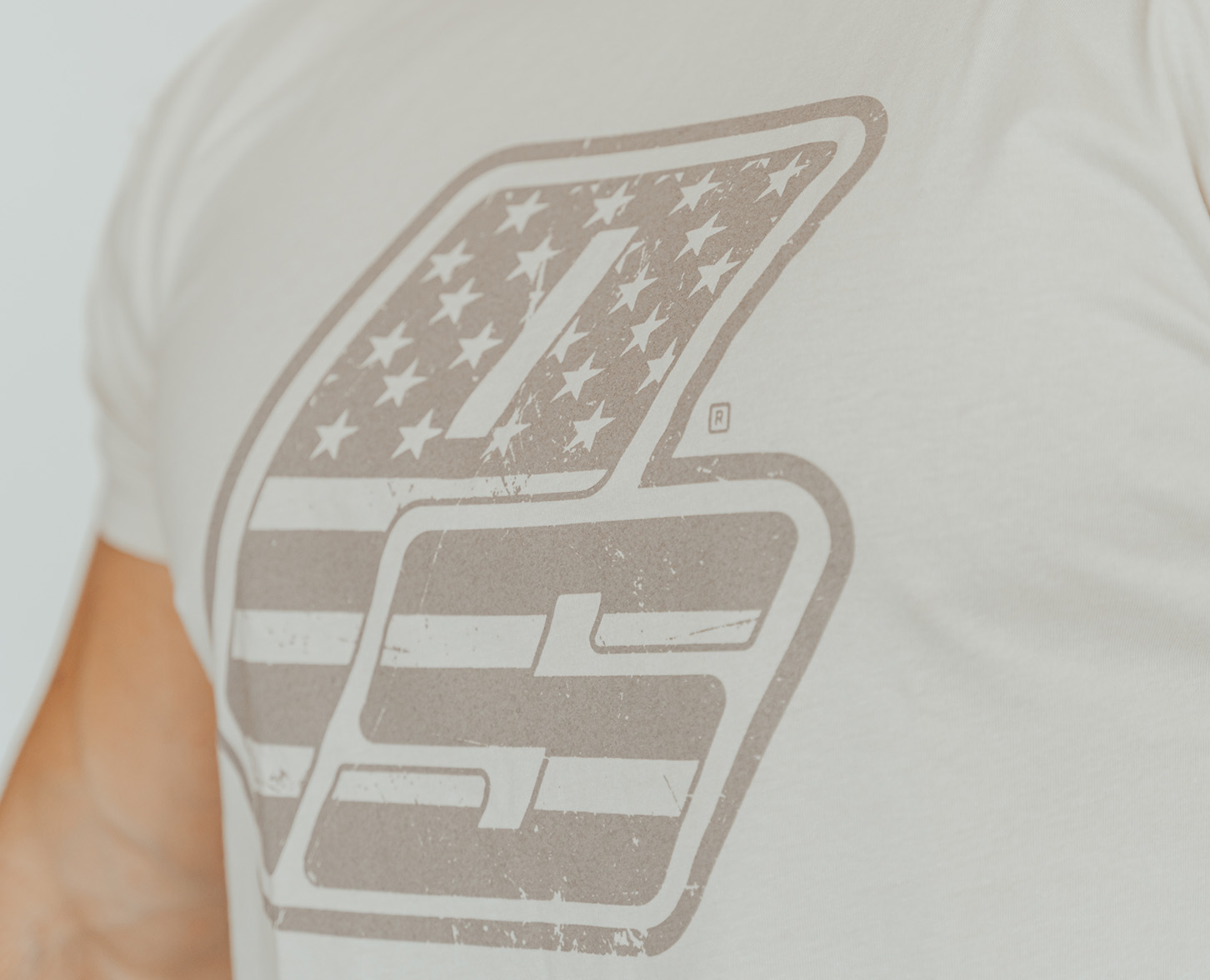 PS American Flag T-shirt-Detail