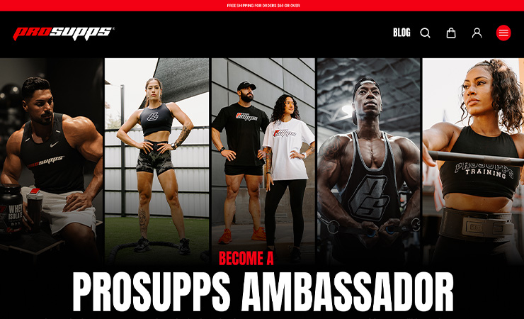 ProSupps Website Design