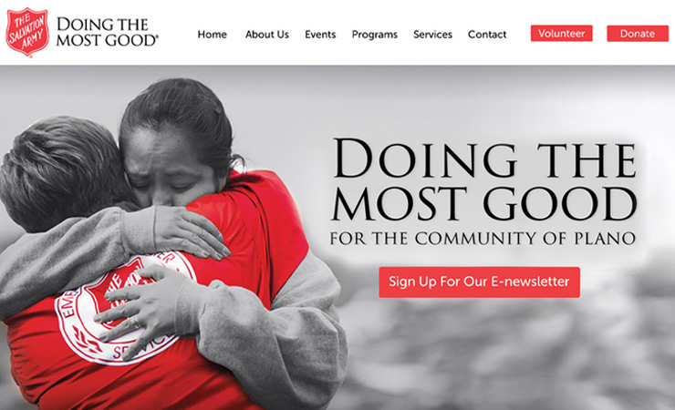 Salvation Army website