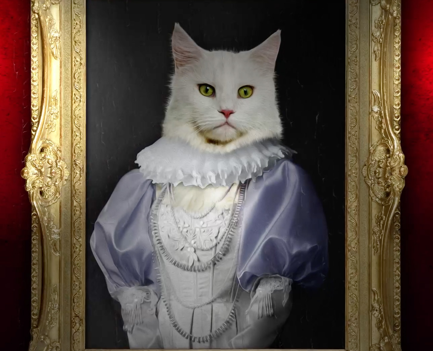 Female Cat Painting